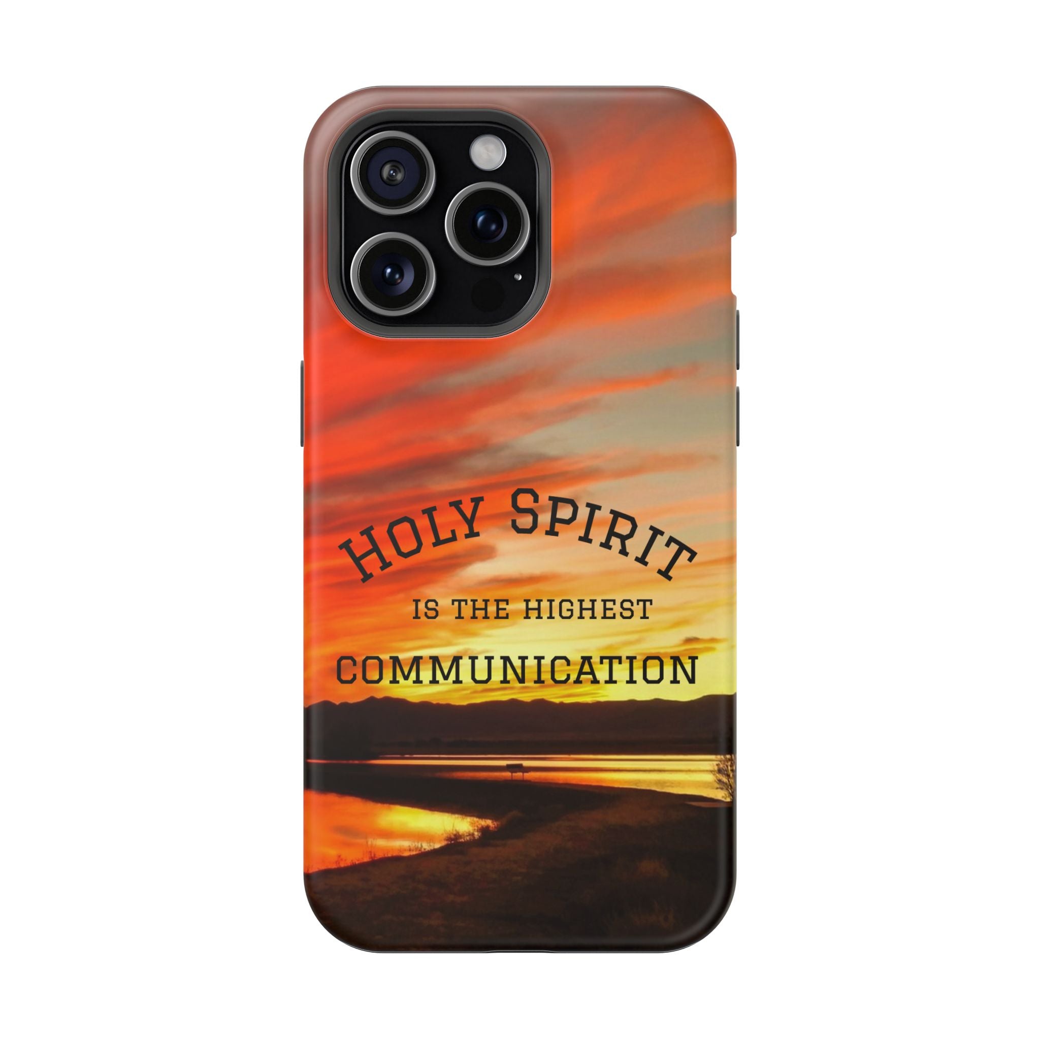 Holy Spirit Quote Magnetic Impact Phone Case — "The Holy Spirit is the highest communication"