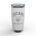 20oz Engraved Tumbler — "Escape the Darkness, Teach Only Love" Stainless Steel Travel Cup