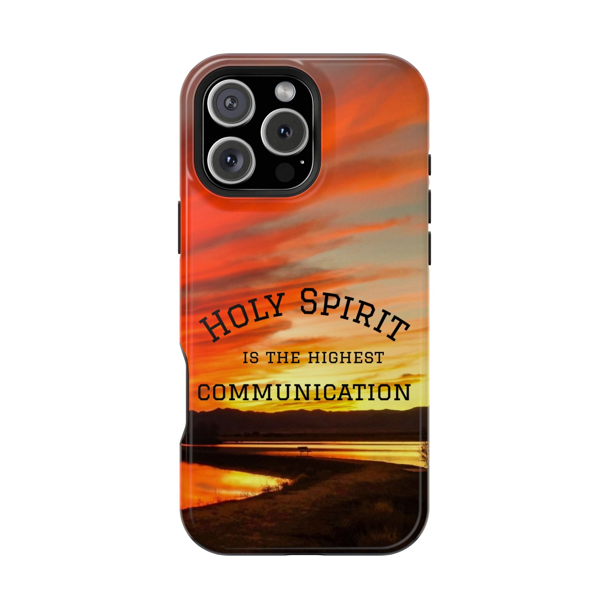 Holy Spirit Quote Magnetic Impact Phone Case — "The Holy Spirit is the highest communication"