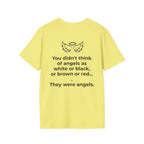 Angel Wings T-Shirt – Minimal Halo Graphic Tee