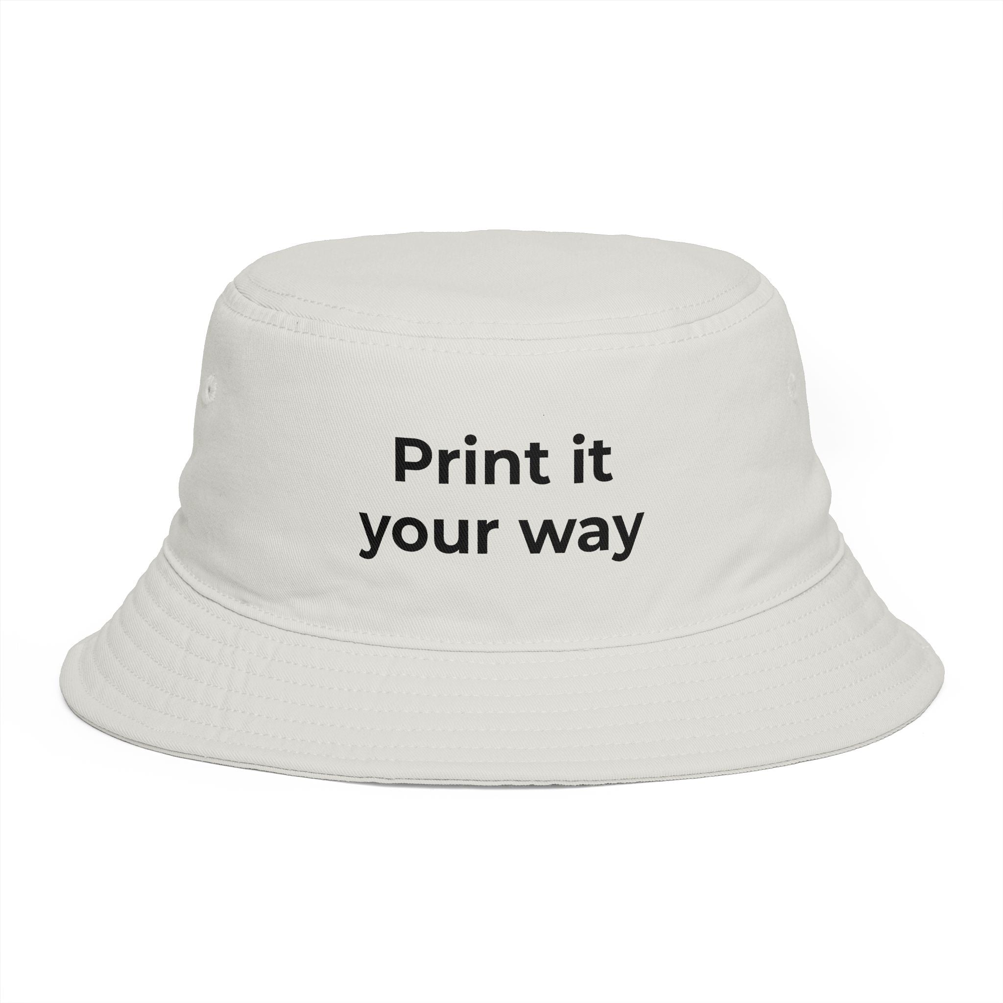 Custom Embroidered Adjustable Sun Hat - Add your own message!
