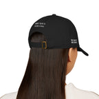 Escape the Darkness Embroidered Baseball Cap — Organic Cotton, Spiritual Hope Hat