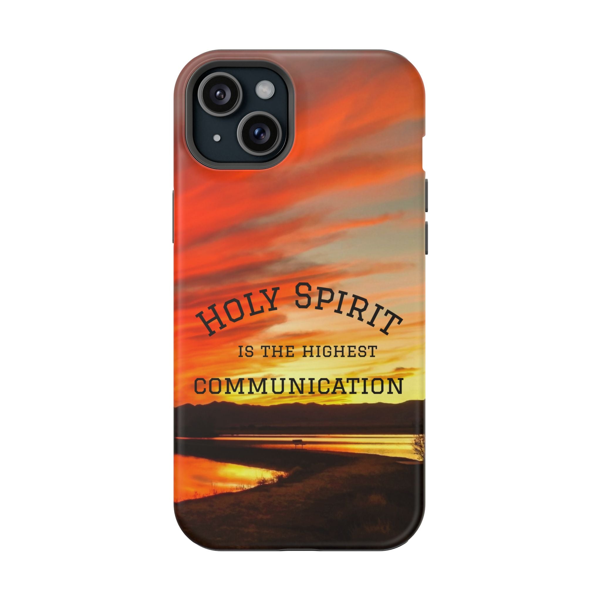 Holy Spirit Quote Magnetic Impact Phone Case — "The Holy Spirit is the highest communication"