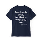 Teach Only Love T‑Shirt —  Red Heart Graphic Tee