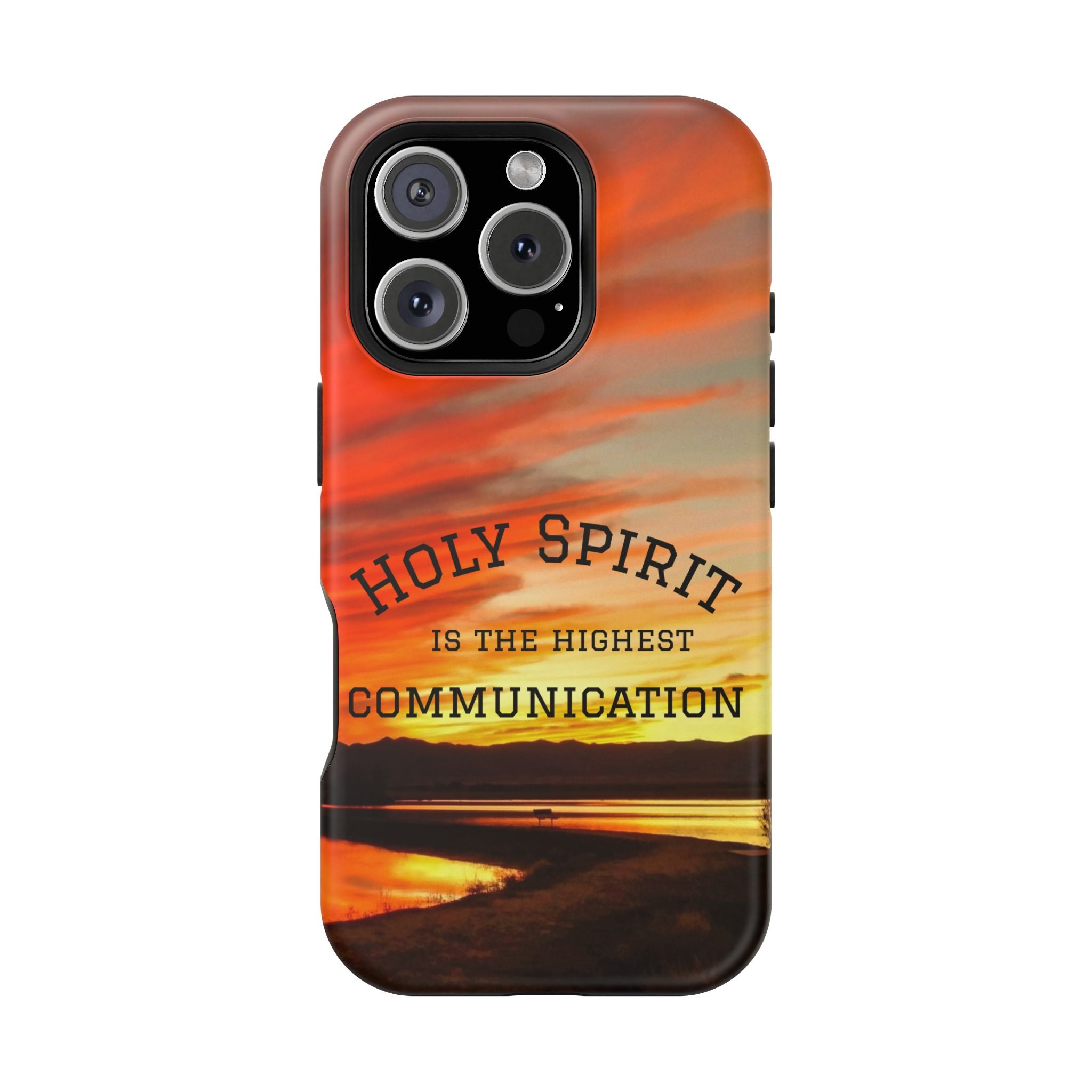 Holy Spirit Quote Magnetic Impact Phone Case — "The Holy Spirit is the highest communication"