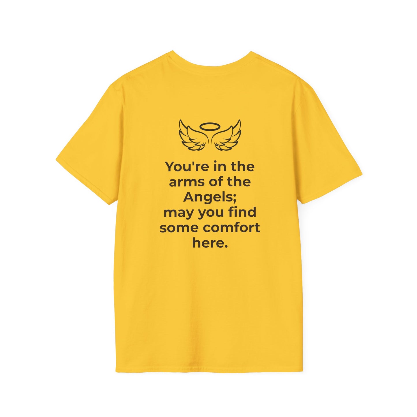 Angel Wings T-Shirt — Minimal Halo Graphic Tee (Spiritual/Guardian Gift)