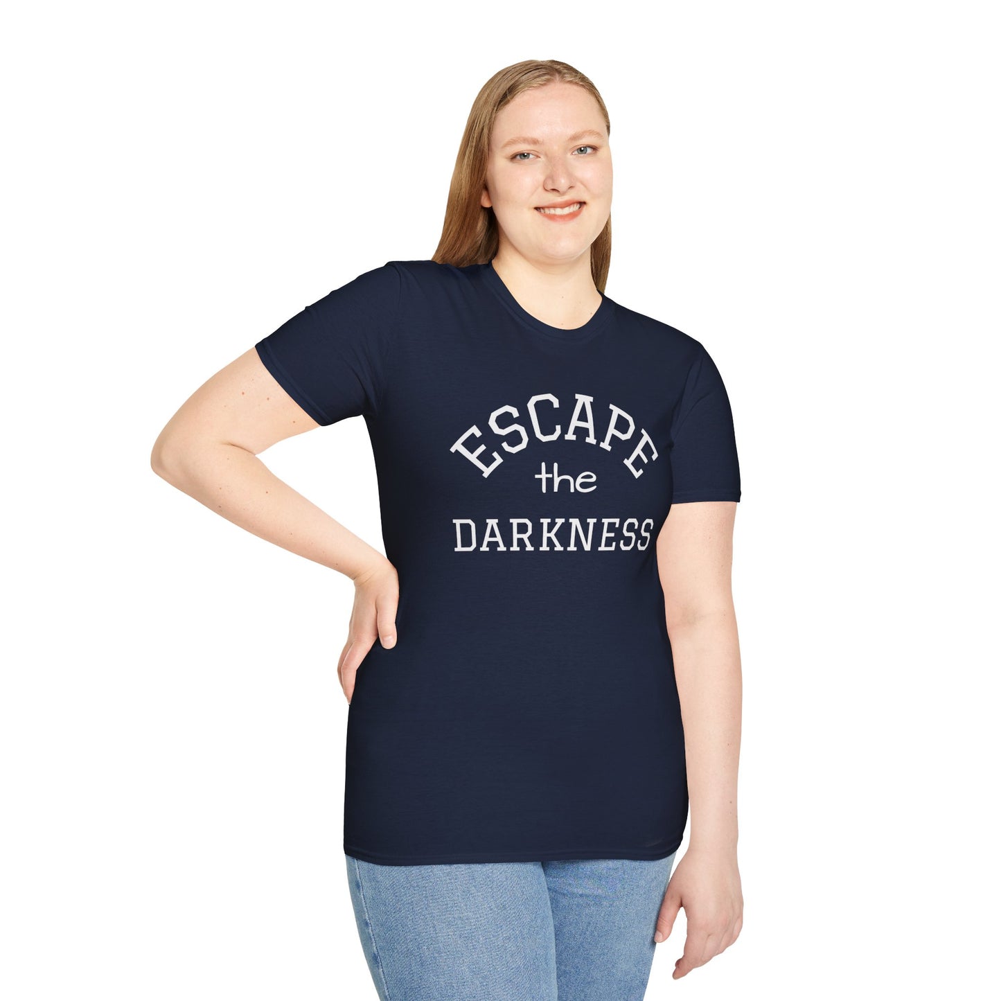 Escape the Darkness / The Light Has Come T‑Shirt — Inspirational  Faith Tee