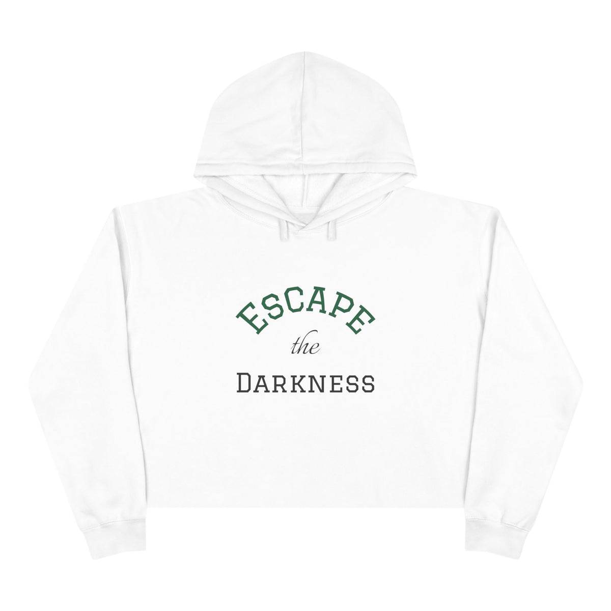 Escape the Darkness Crop Hoodie