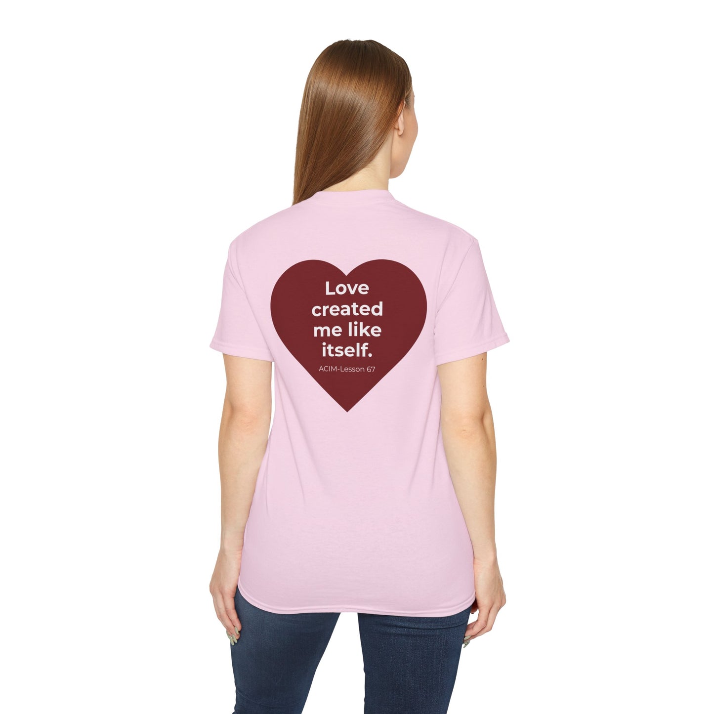 ACIM Lesson 67  —  Red Heart Graphic Tee