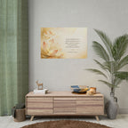 Rolled Poster — Inspirational Lotus Quote Wall Art ("If you could feel even a particle of divine love…")