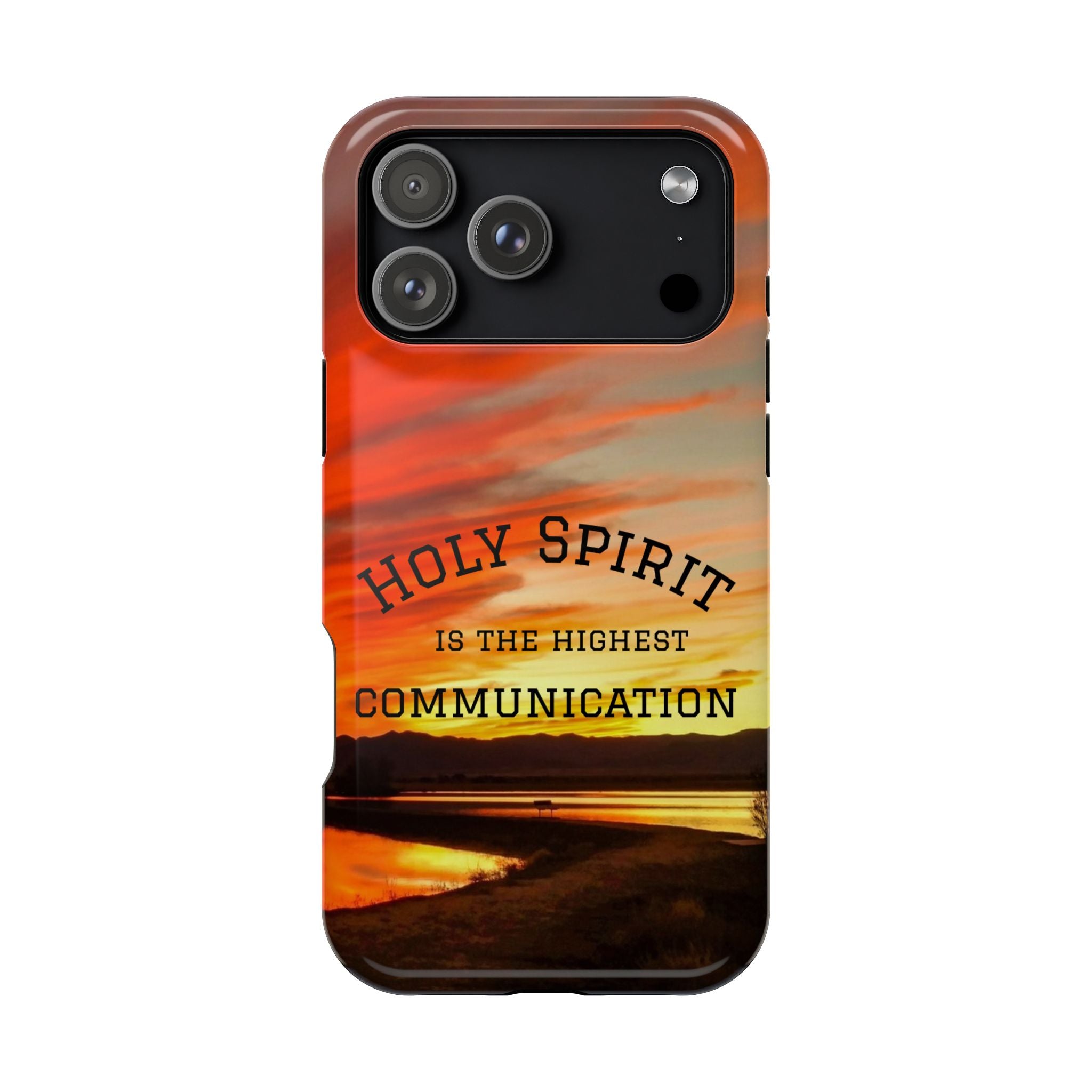 Holy Spirit Quote Magnetic Impact Phone Case — "The Holy Spirit is the highest communication"