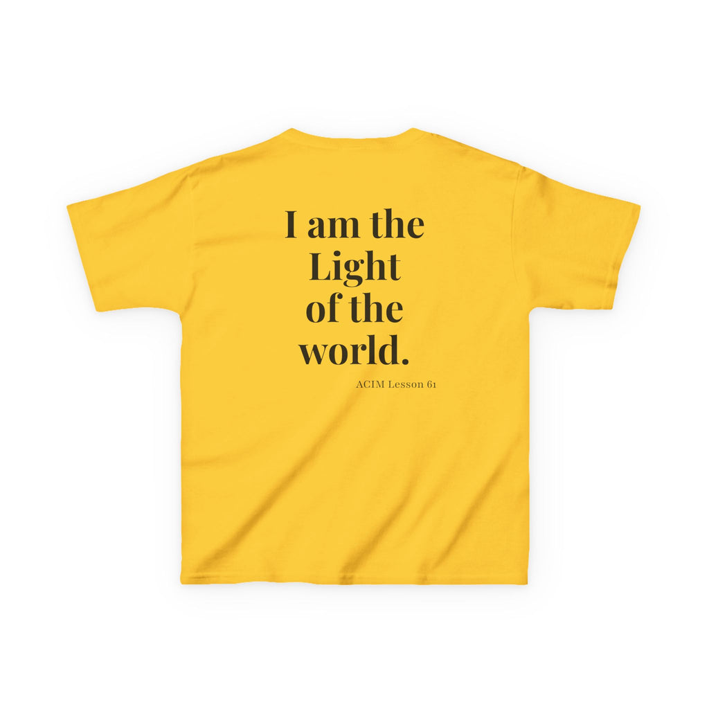 ACIM Lesson 61  Kid's Tee — "I am the Light of the world."