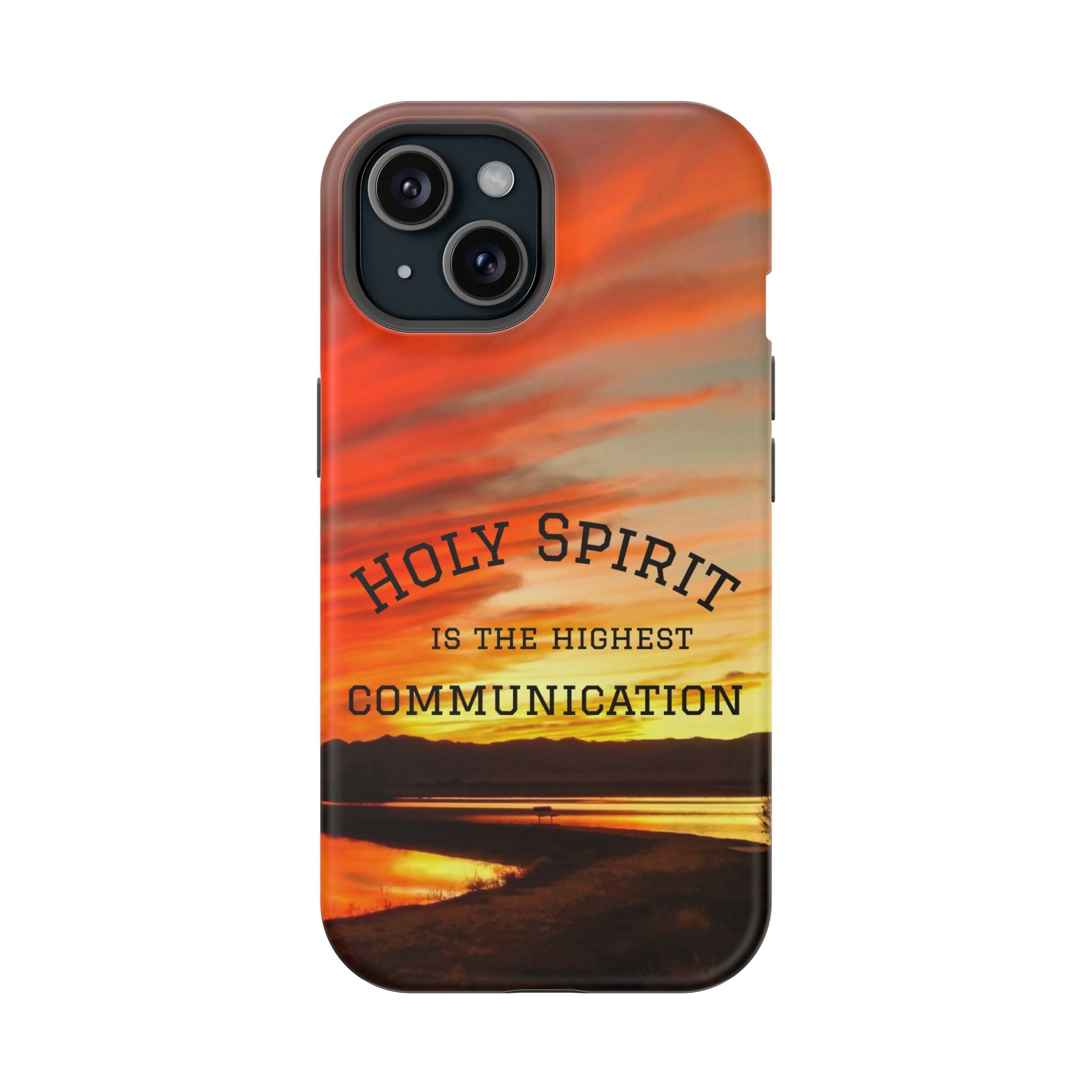 Holy Spirit Quote Magnetic Impact Phone Case — "The Holy Spirit is the highest communication"