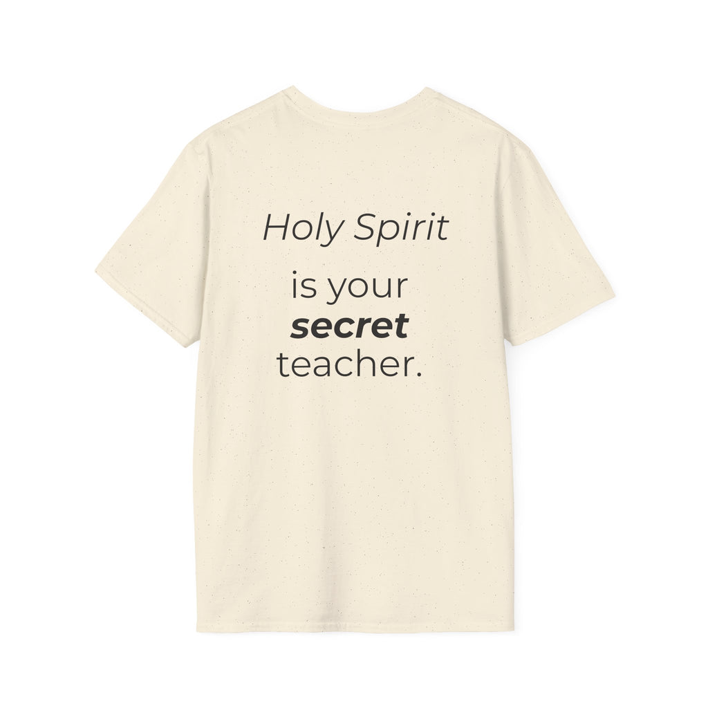 Holy Spirit T-Shirt — Minimalist Dove & Heart Line Art Tee