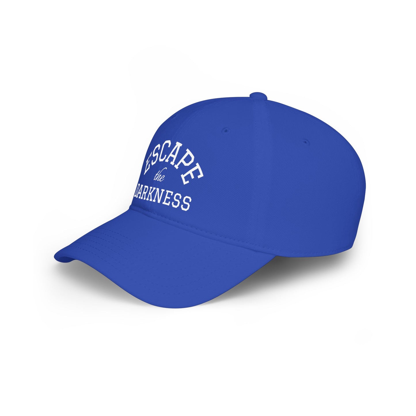 Baseball Cap — "Escape the Darkness" Embroidered  Low Profile Hat