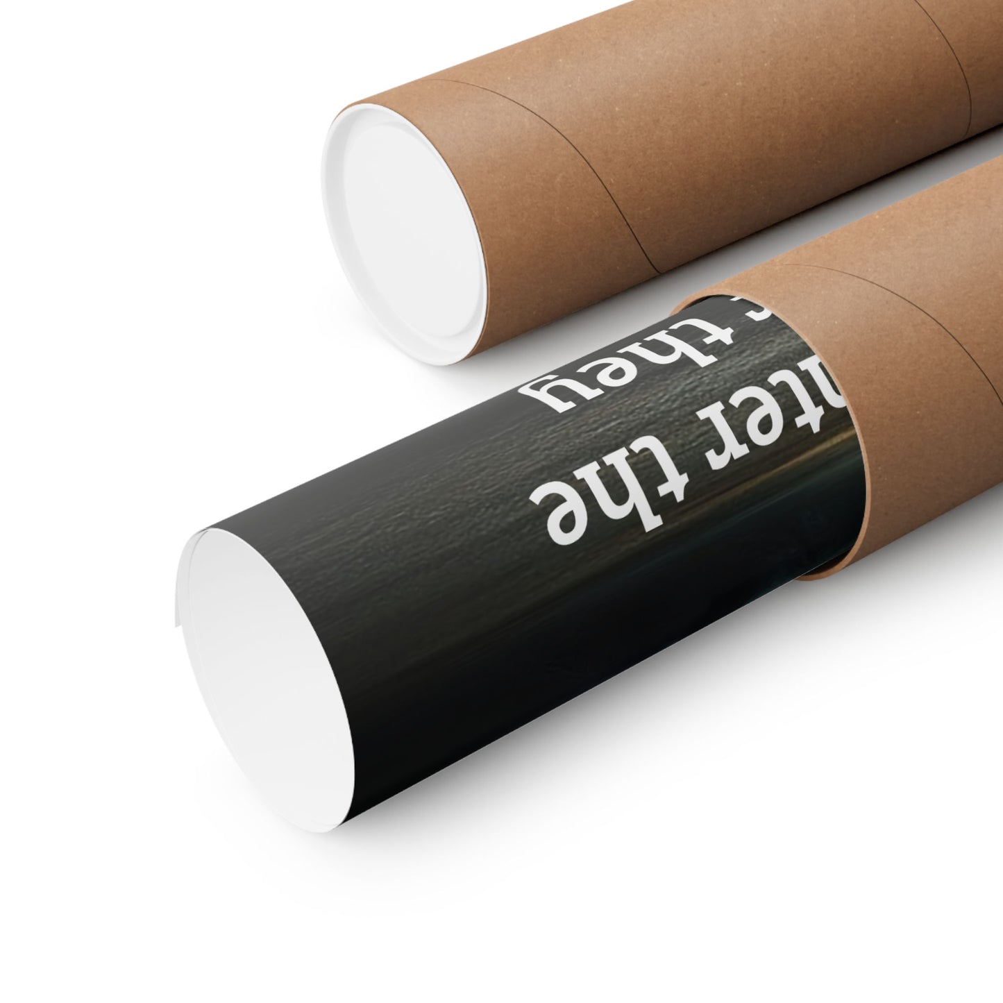 Inspirational Christian Poster — “Do not be deceived by the dark comforters” Matte Horizontal Print