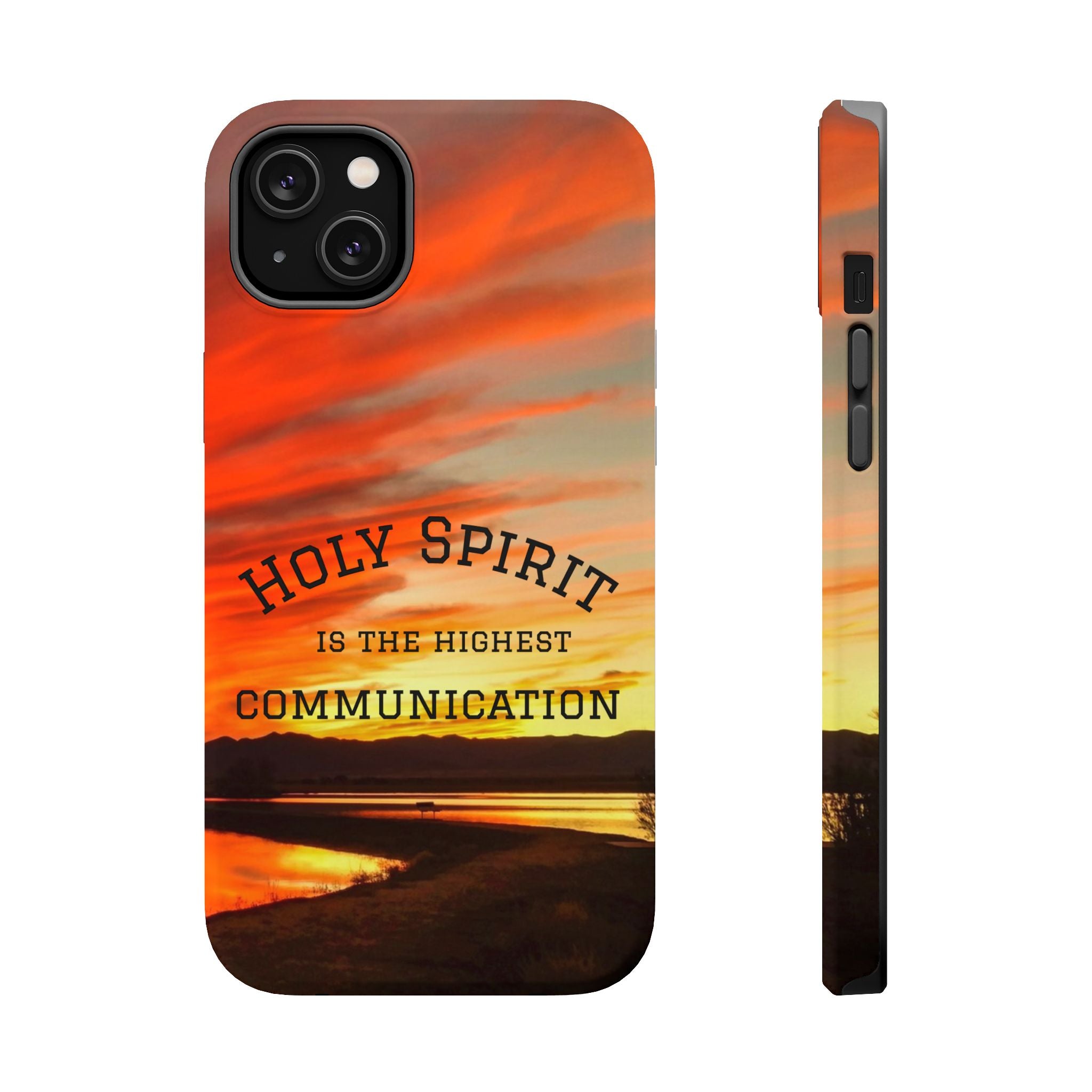 Holy Spirit Quote Magnetic Impact Phone Case — "The Holy Spirit is the highest communication"