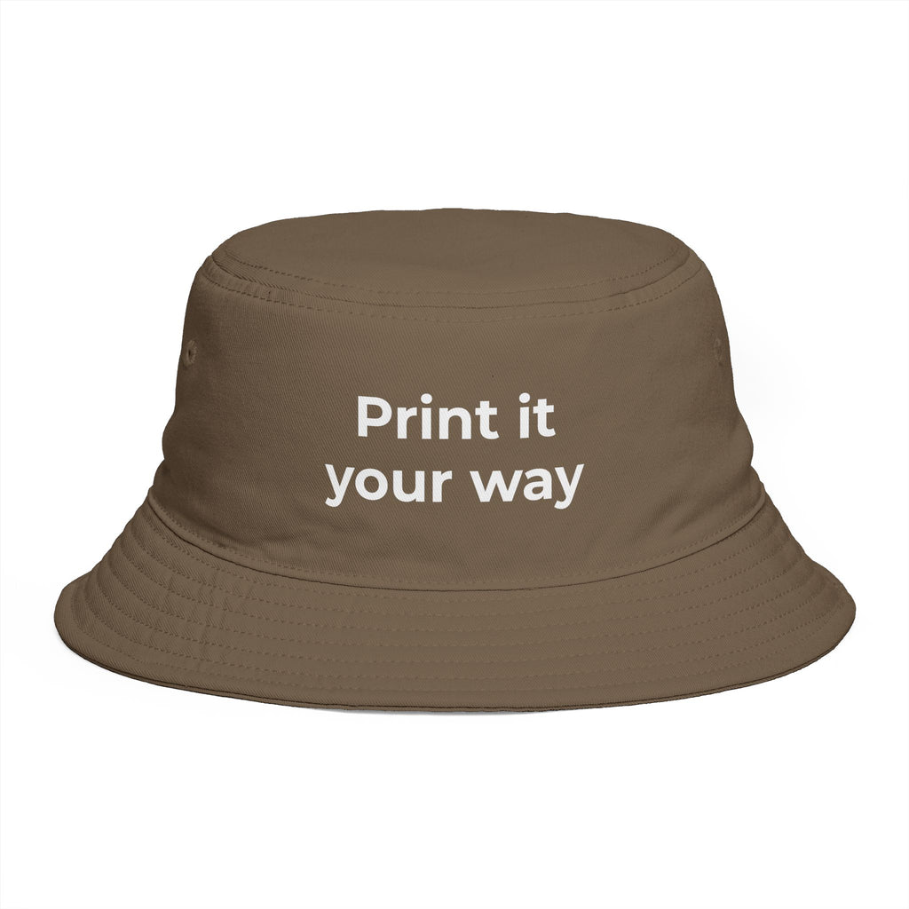 Custom Embroidered Adjustable Sun Hat - Add your own message!