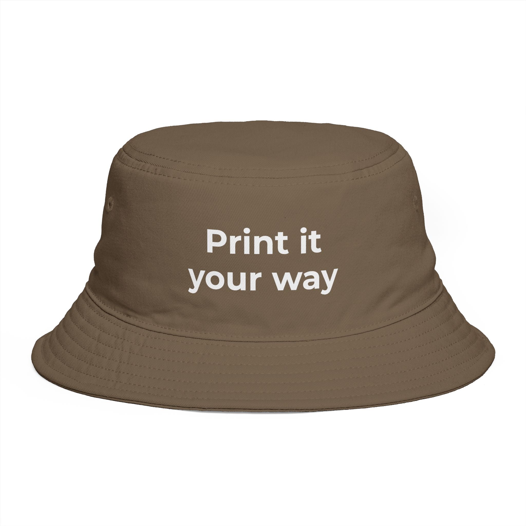 Custom Embroidered Adjustable Sun Hat - Add your own message!