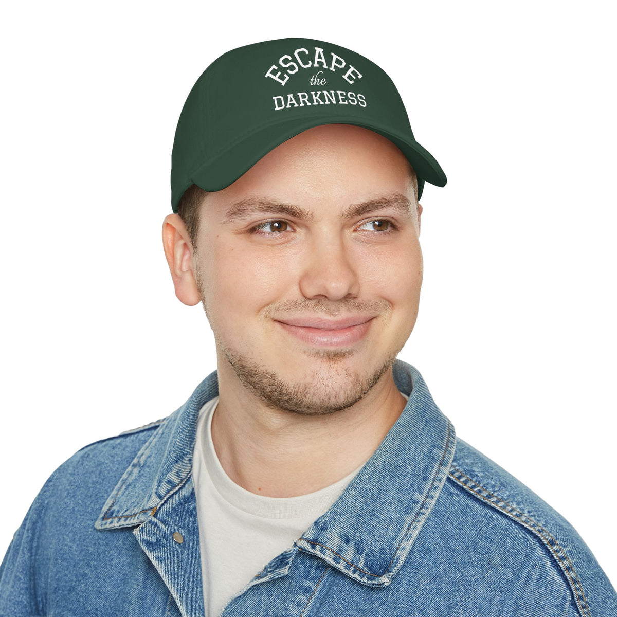 "Escape the Darkness" Embroidered  Low Profile Baseball Cap