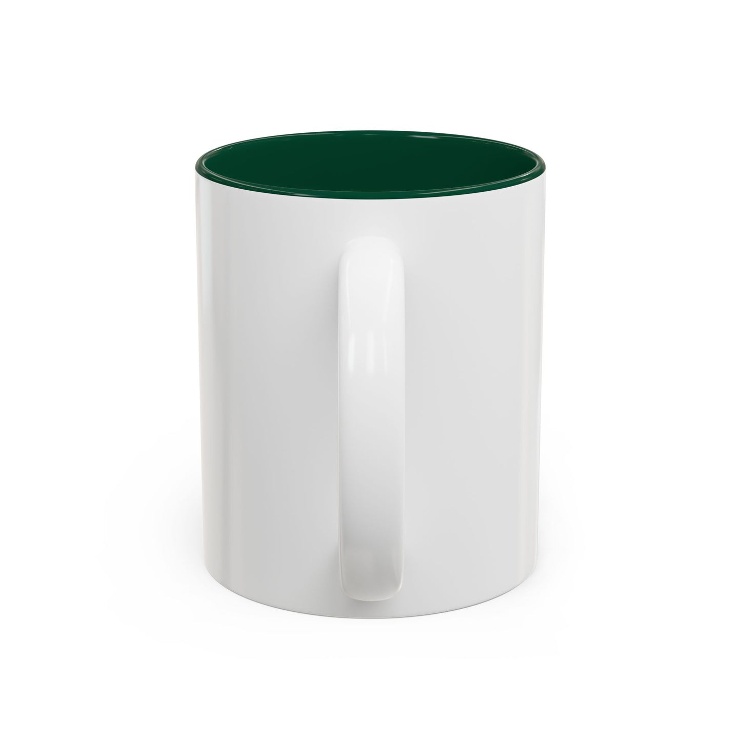 Mug — "Let Me Forgive And Be Happy" Inspirational Two-Tone Coffee Mug