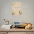 Nothing real can be threatened.... - - Inspirational Wall Art (Rolled Poster)