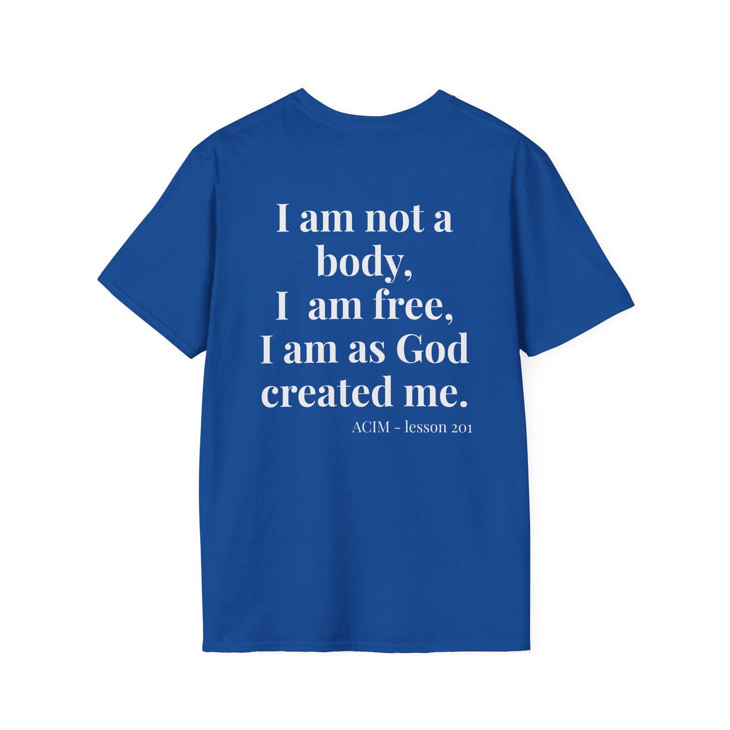 ACIM Lesson 201 T‑Shirt — Inspirational  Faith Tee