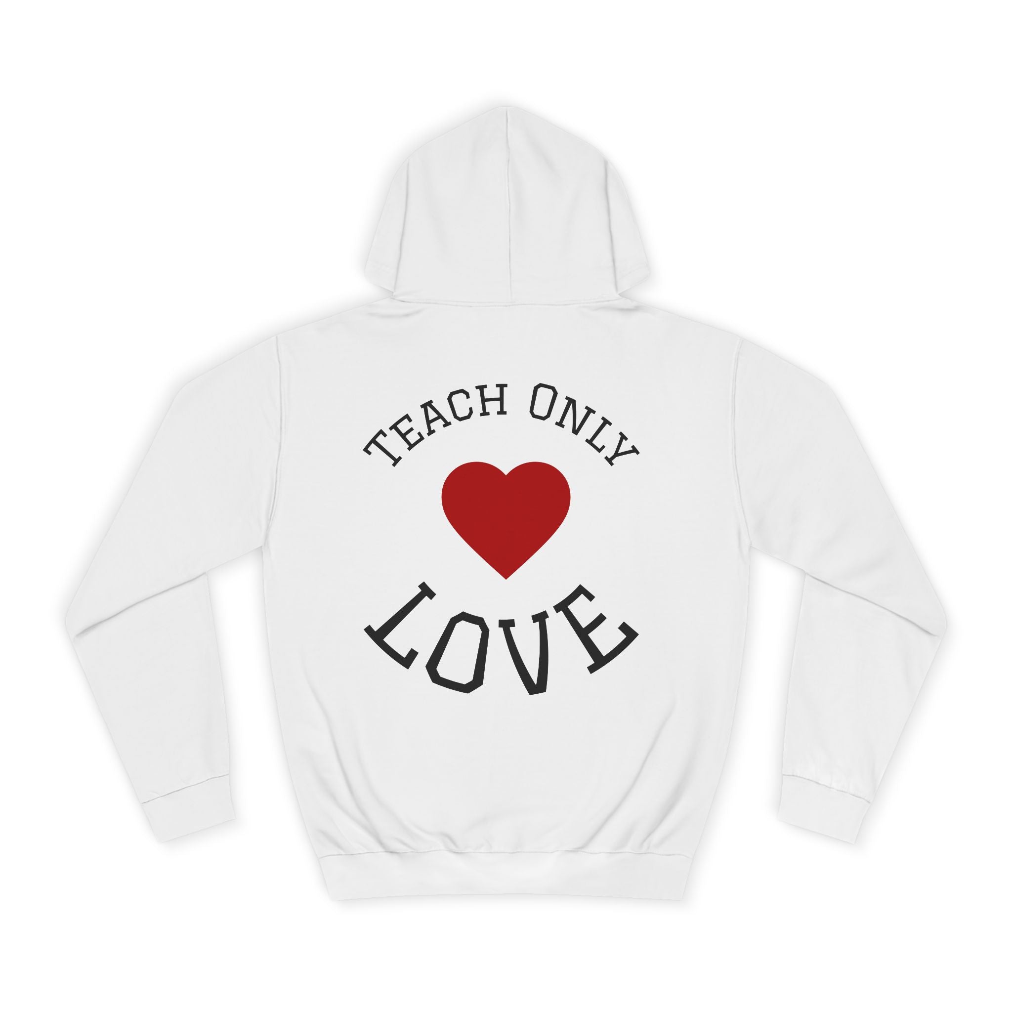 Escape the Darkness Hoodie — Heart Graphic College Pullover