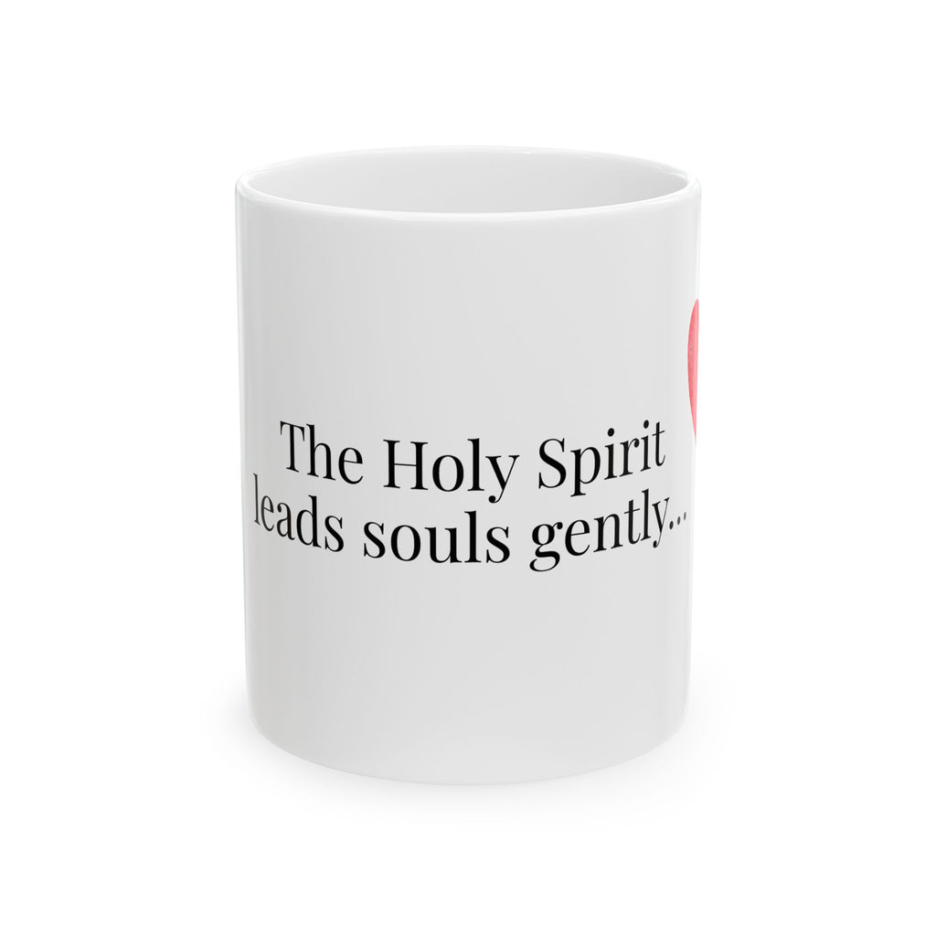 Holy Spirit Ceramic Mug – Inspirational Heart Coffee Mug