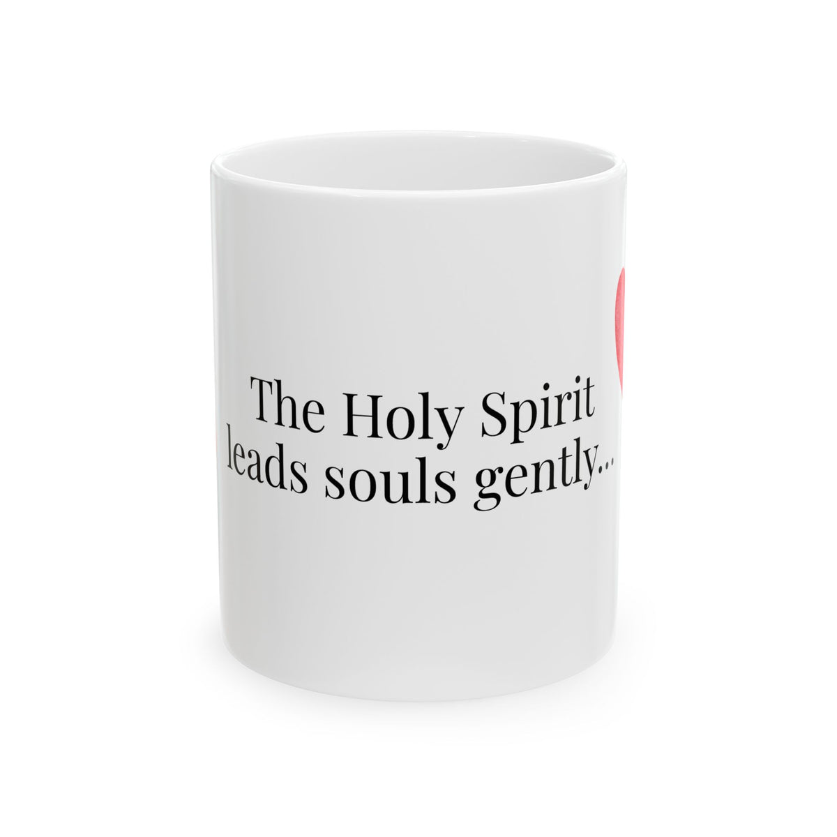 Holy Spirit Ceramic Mug – Inspirational Heart Coffee Mug