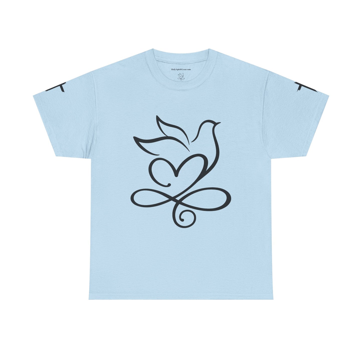 Angel Wings Memorial Tee — "Never Travel Faster Than Your Guardian Angel Can Fly"