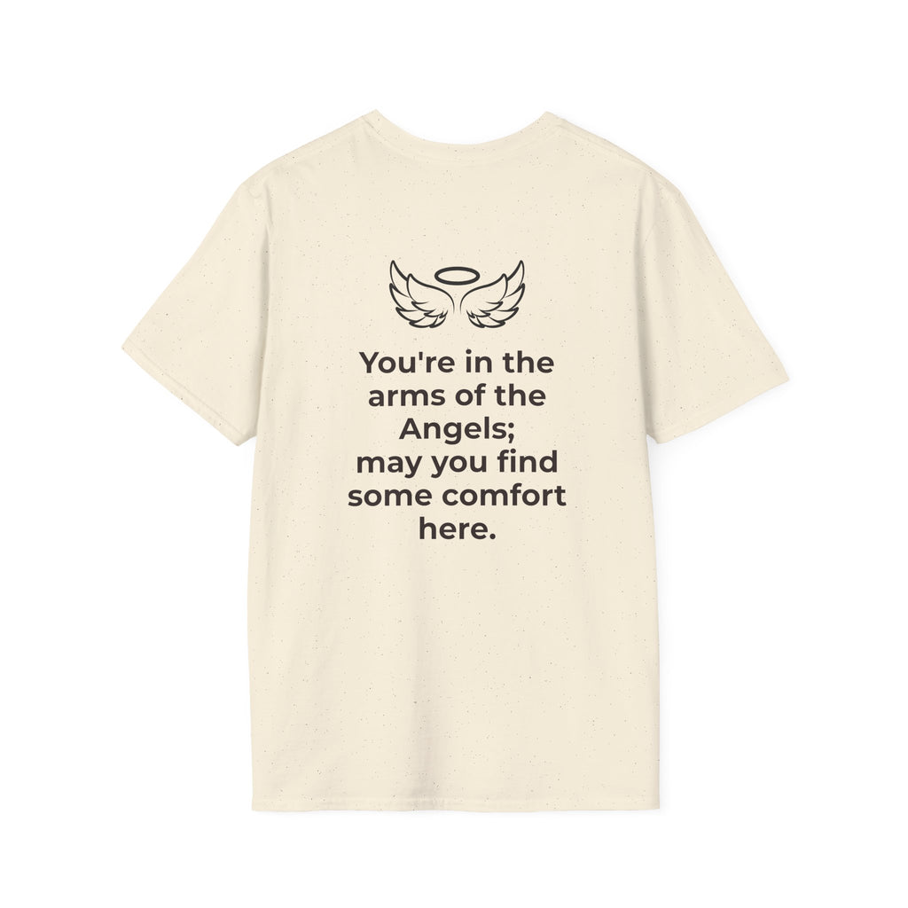 Angel Wings T-Shirt — Minimal Halo Graphic Tee (Spiritual/Guardian Gift)