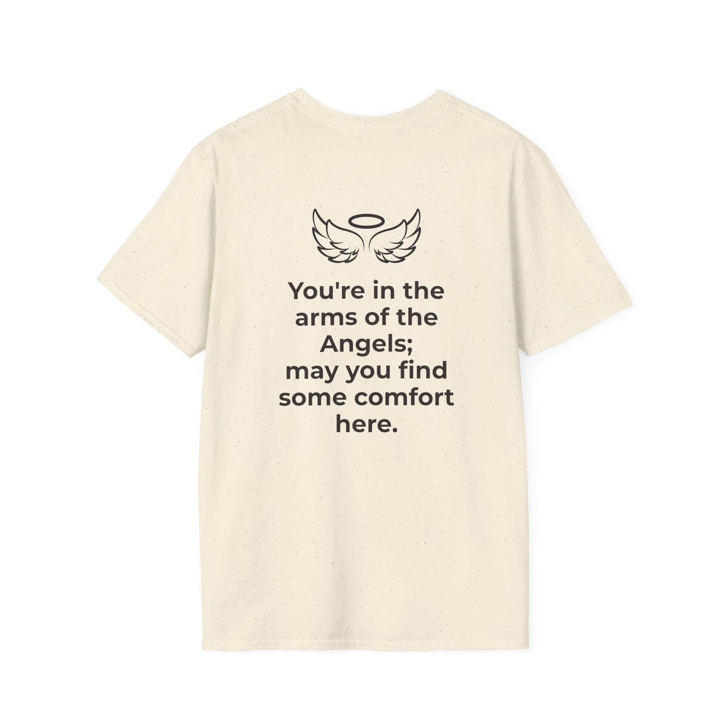 Angel Wings T-Shirt — Minimal Halo Graphic Tee (Spiritual/Guardian Gift)