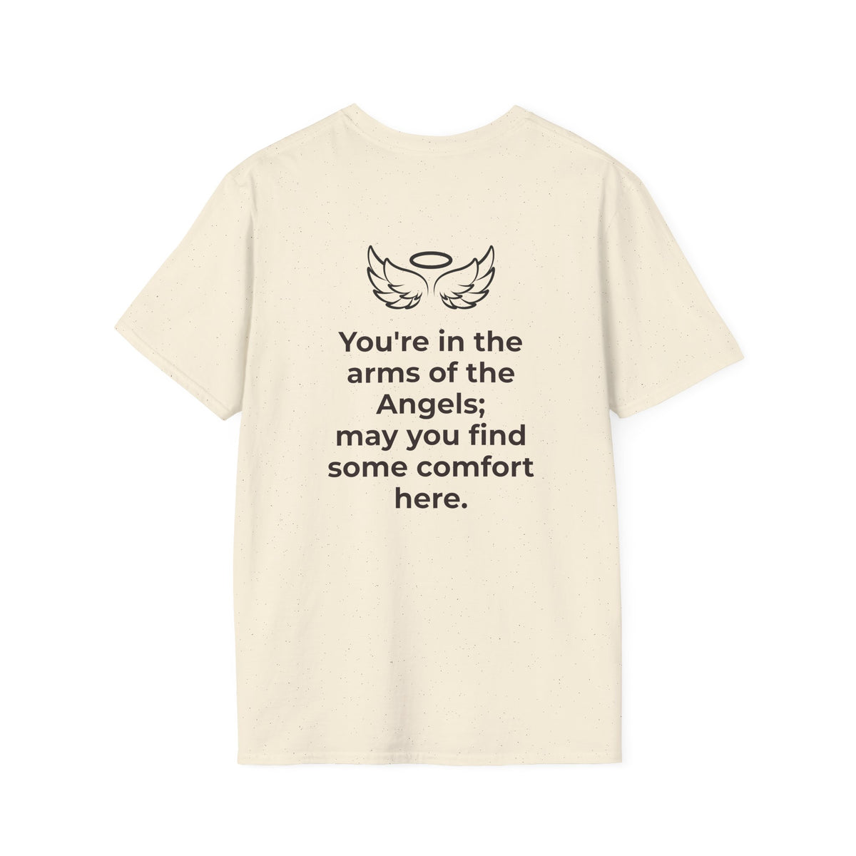 Angel Wings T-Shirt — Minimal Halo Graphic Tee (Spiritual/Guardian Gift)