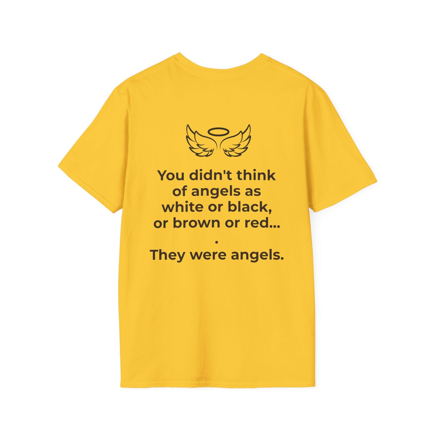 Angel Wings T-Shirt – Minimal Halo Graphic Tee