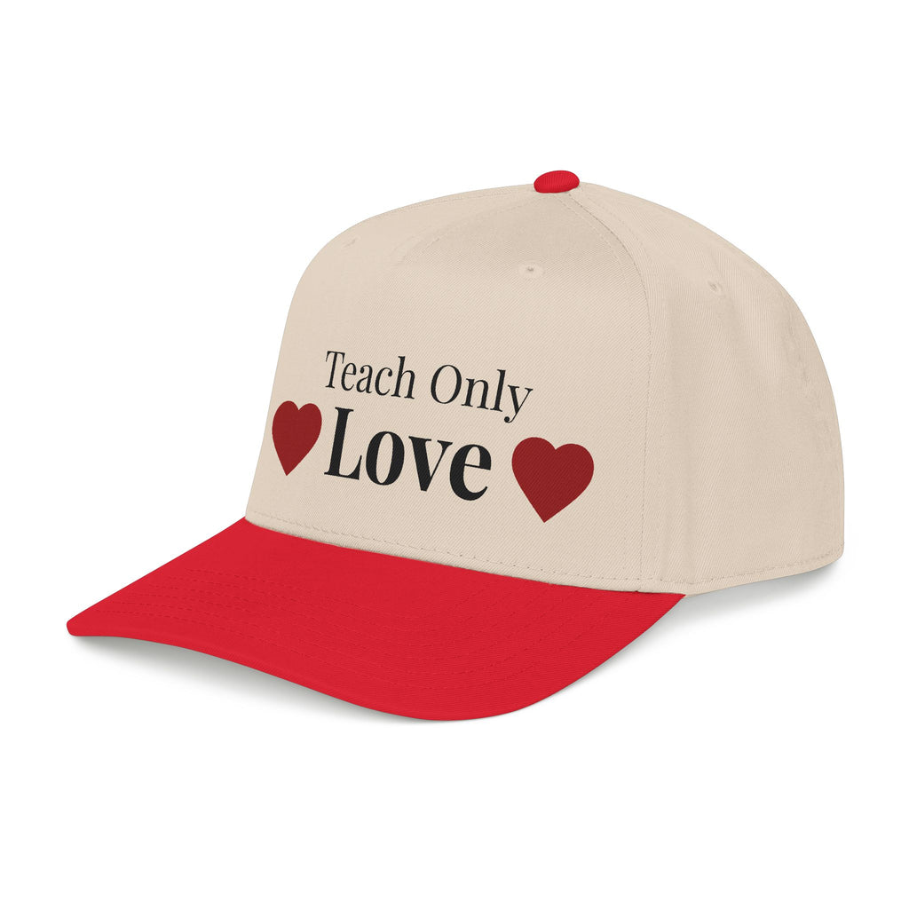"Teach Only Love"  Baseball Cap — Multi-color