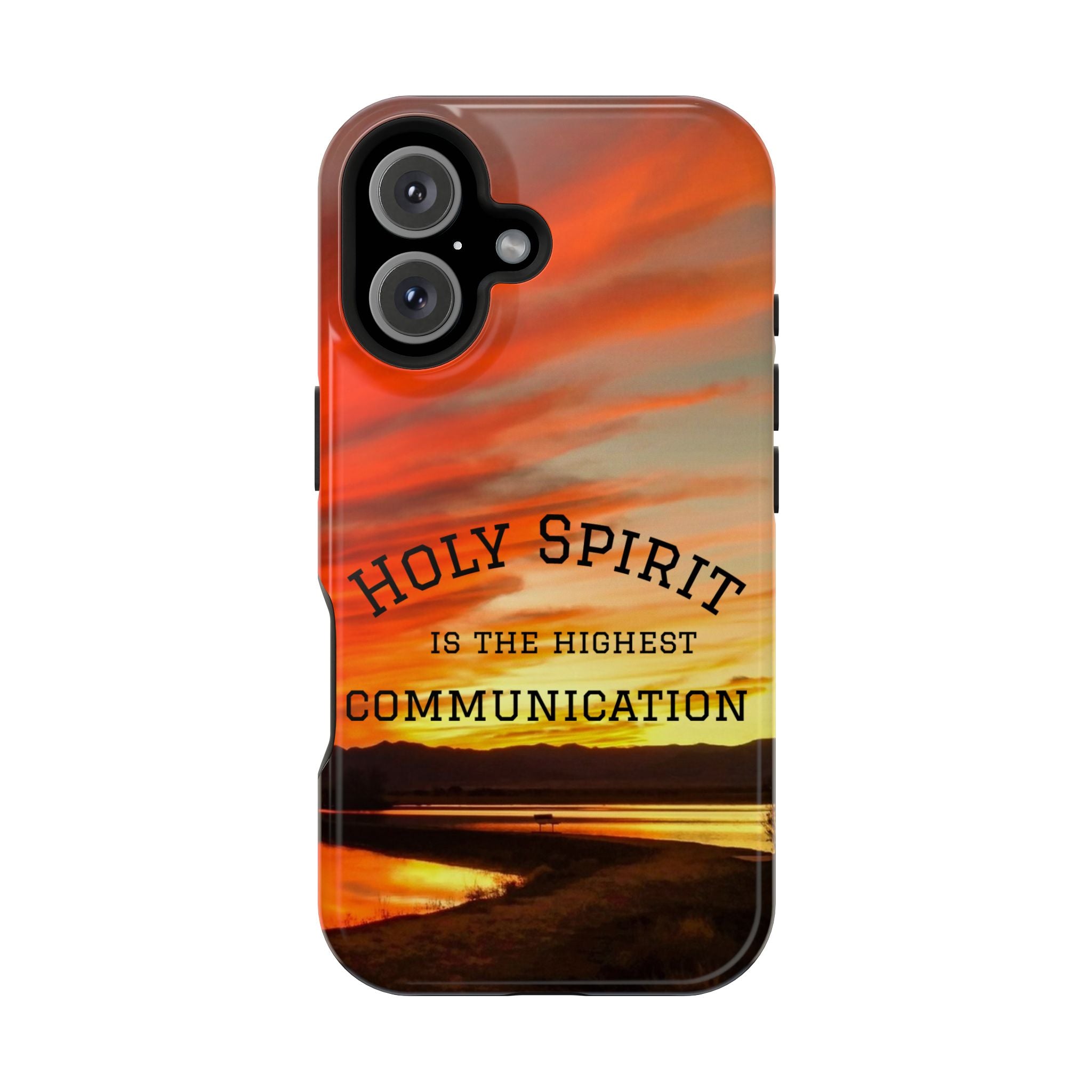 Holy Spirit Quote Magnetic Impact Phone Case — "The Holy Spirit is the highest communication"