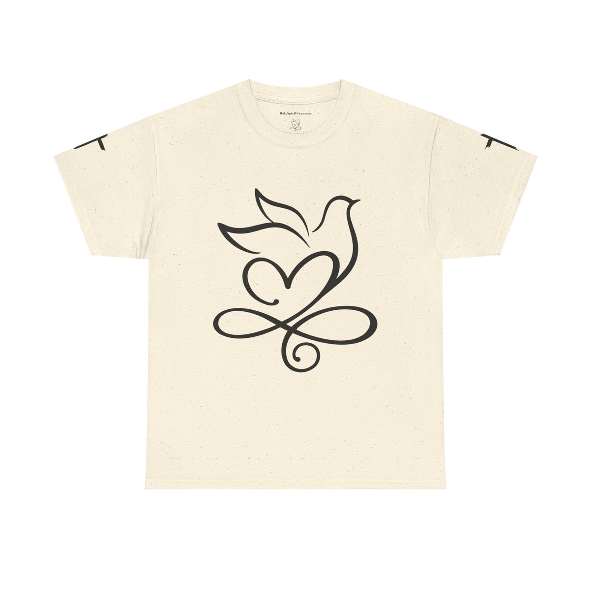 Angel Wings Memorial Tee — "Never Travel Faster Than Your Guardian Angel Can Fly"