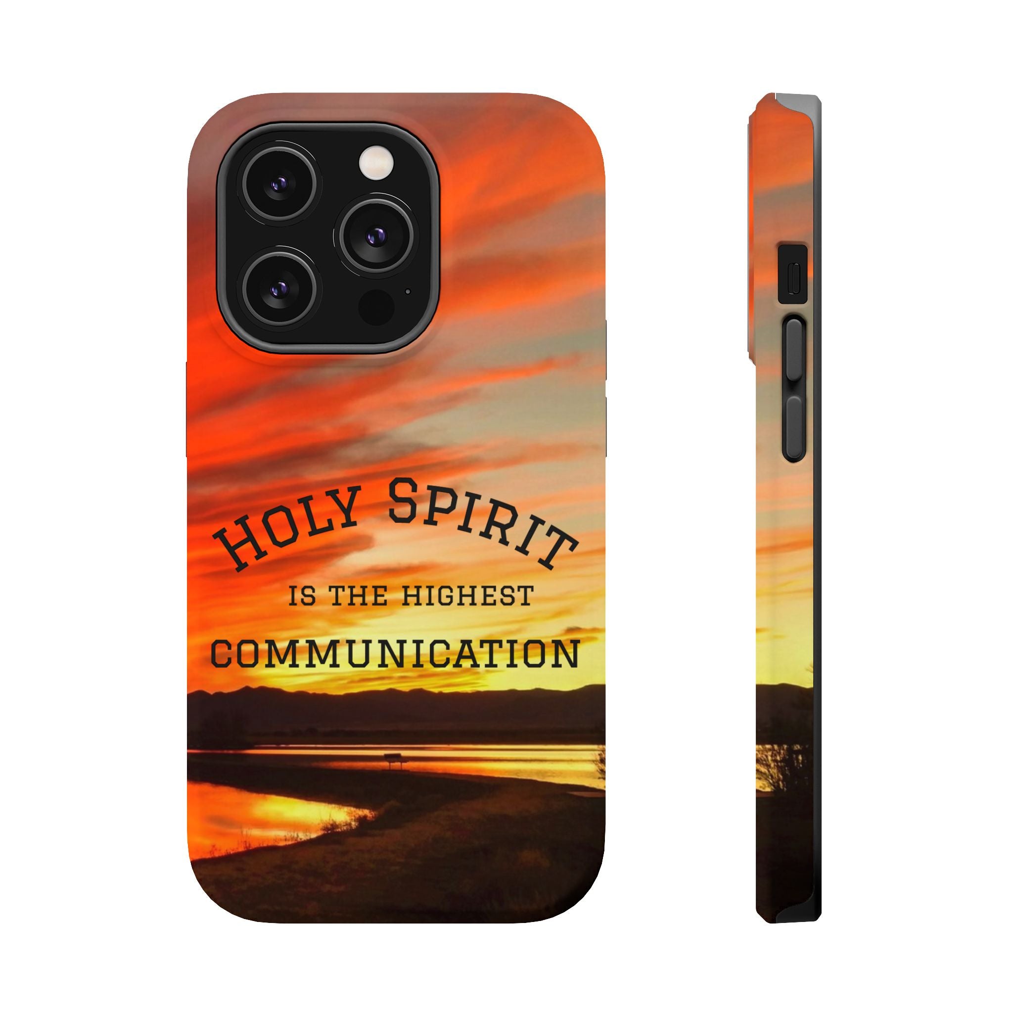 Holy Spirit Quote Magnetic Impact Phone Case — "The Holy Spirit is the highest communication"