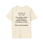 Angel Wings T-Shirt – Minimal Halo Graphic Tee