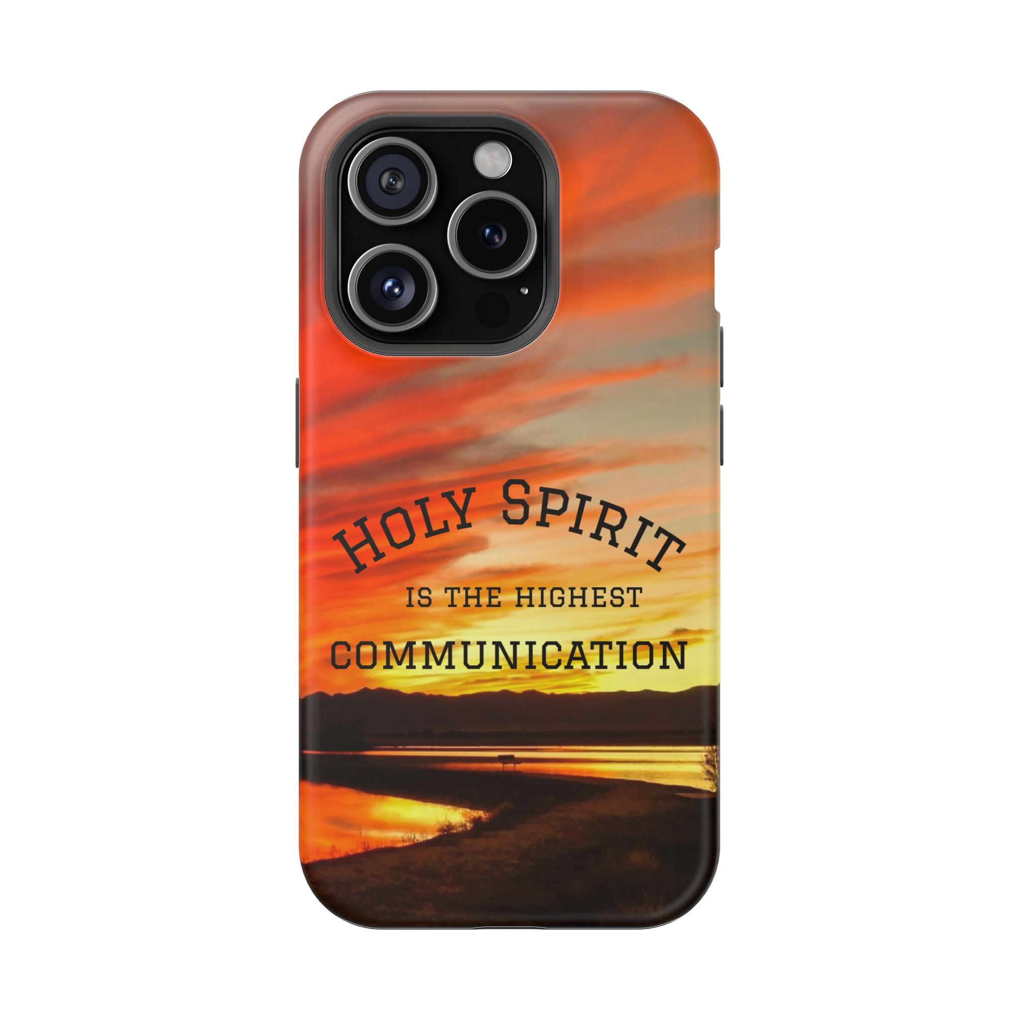 Holy Spirit Quote Magnetic Impact Phone Case — "The Holy Spirit is the highest communication"