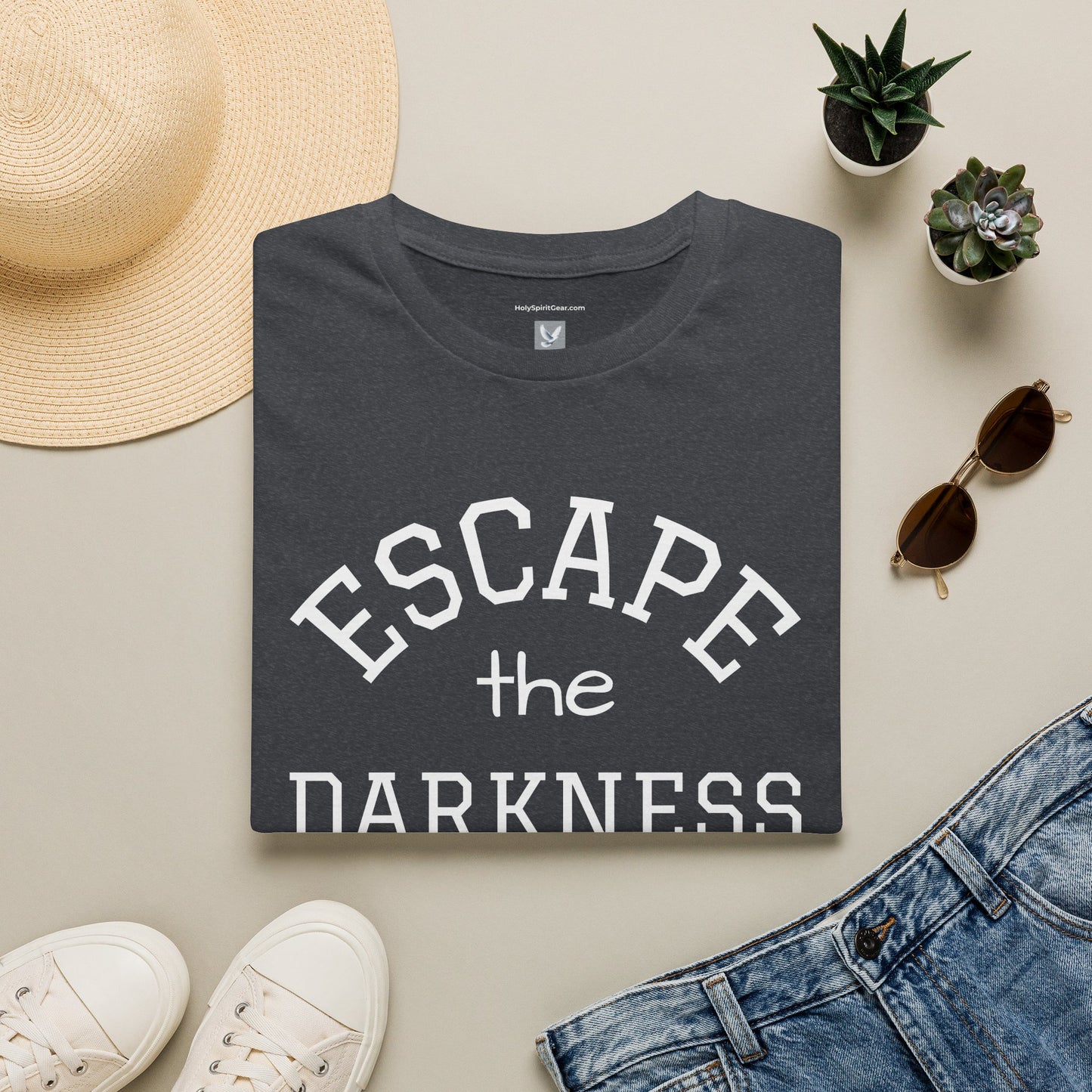 Escape the Darkness / The Light Has Come T‑Shirt — Inspirational  Faith Tee