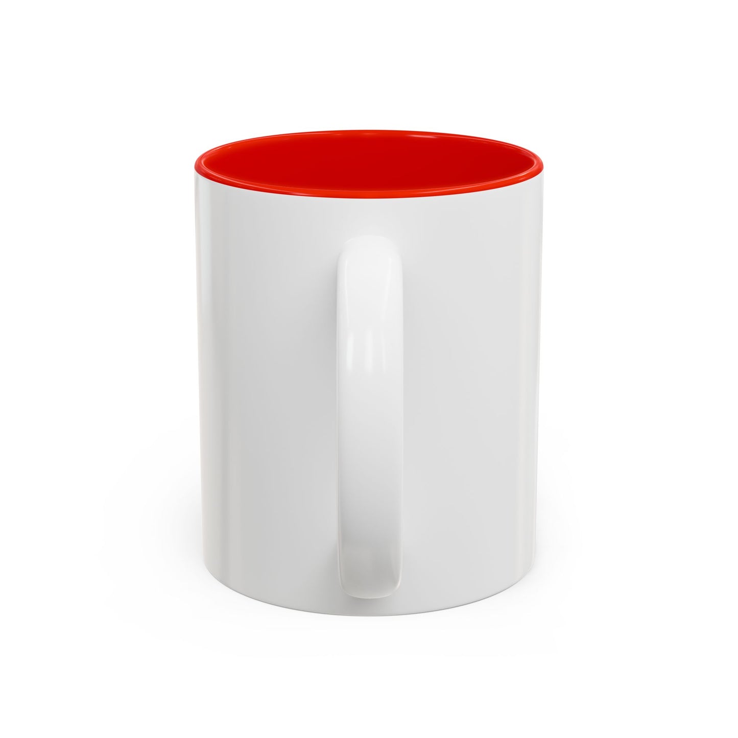 Mug — "Let Me Forgive And Be Happy" Inspirational Two-Tone Coffee Mug