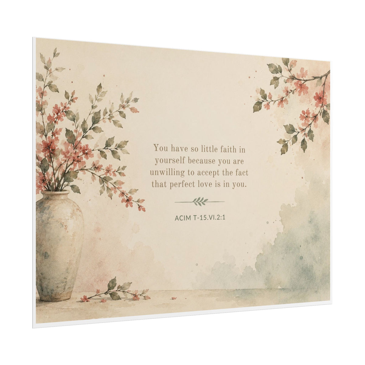 ACIM. - - Inspirational Wall Art (Rolled Poster)