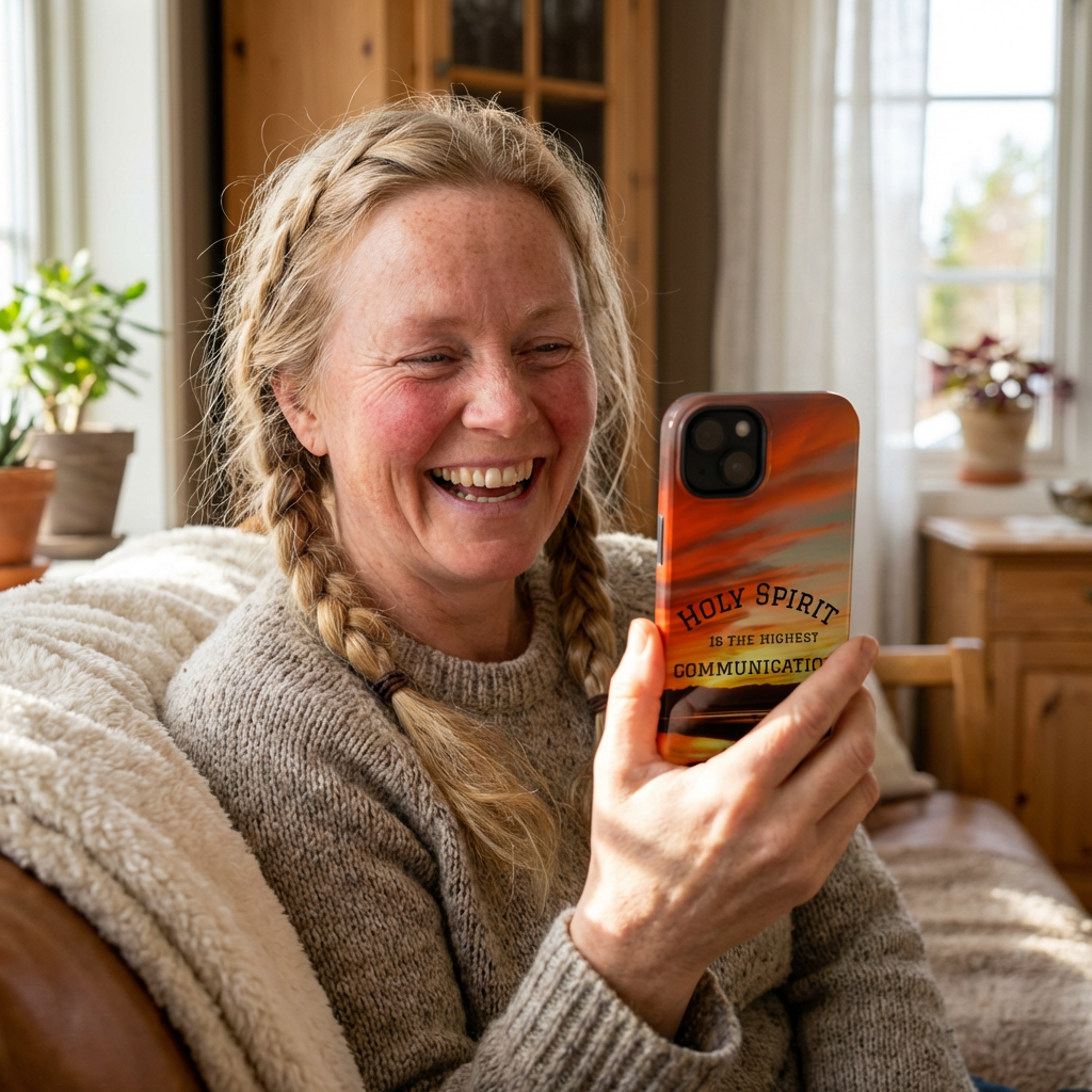 Holy Spirit Quote Magnetic Impact Phone Case — "The Holy Spirit is the highest communication"