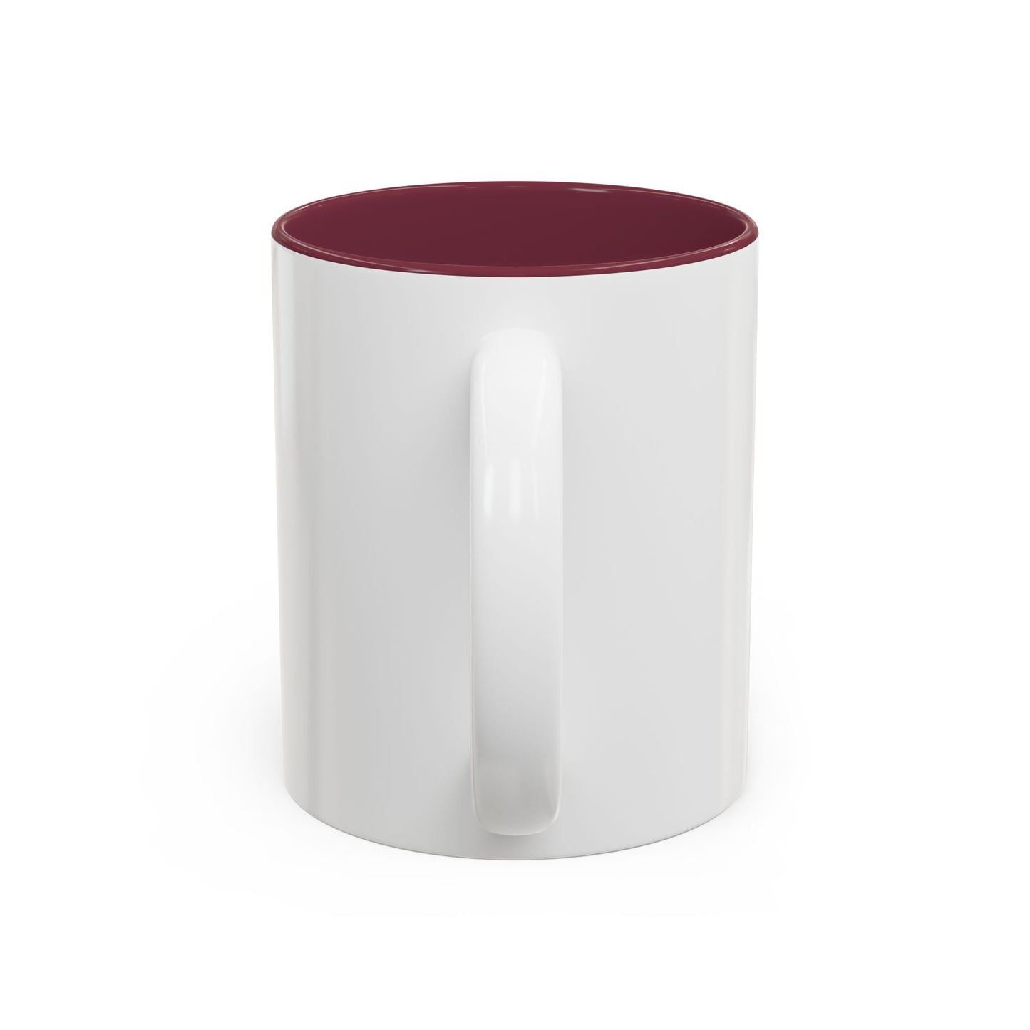 Mug — "Let Me Forgive And Be Happy" Inspirational Two-Tone Coffee Mug
