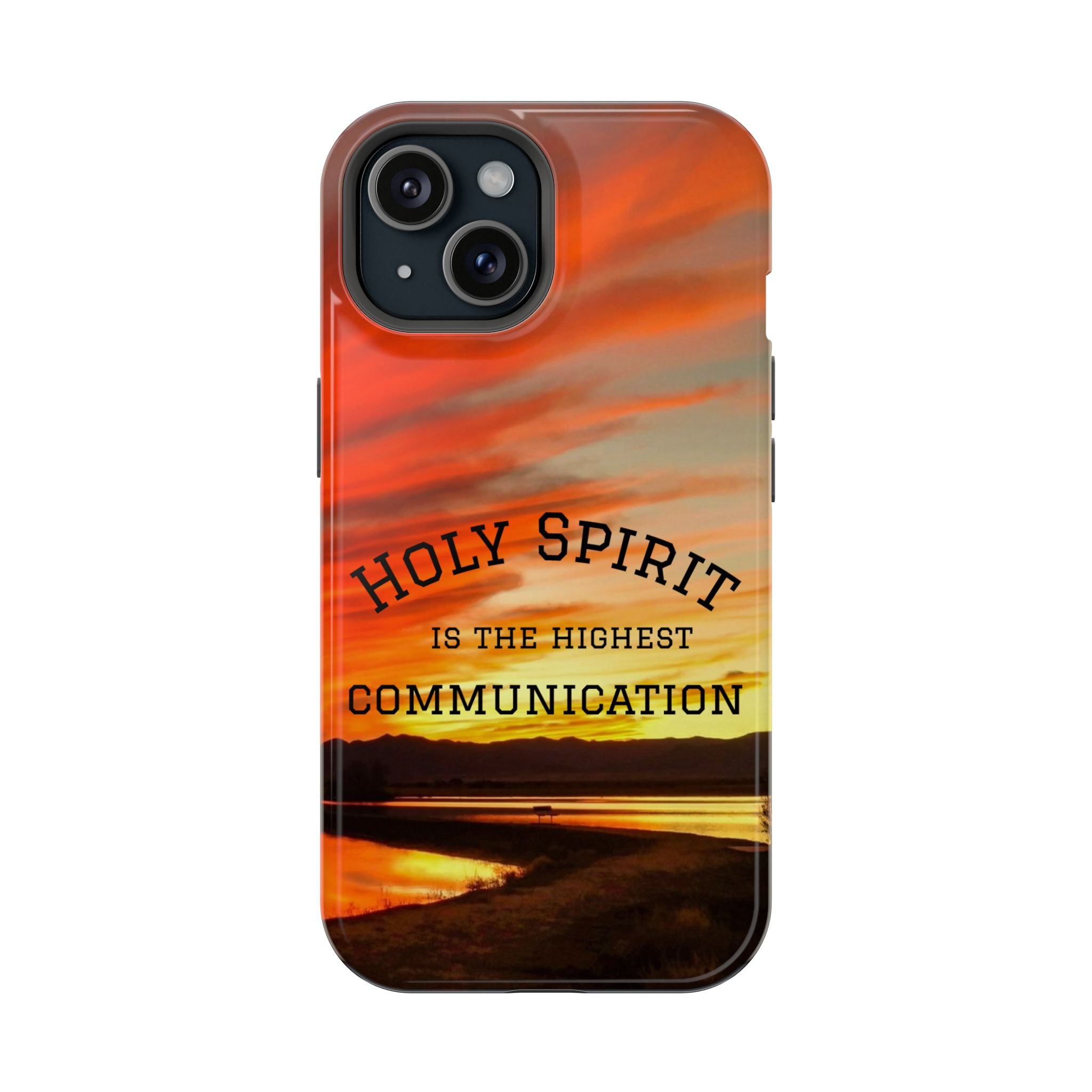Holy Spirit Quote Magnetic Impact Phone Case — "The Holy Spirit is the highest communication"