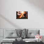 "Into this place the Holy Spirit comes, and there abides." Uncoated Spiritual Wall Art