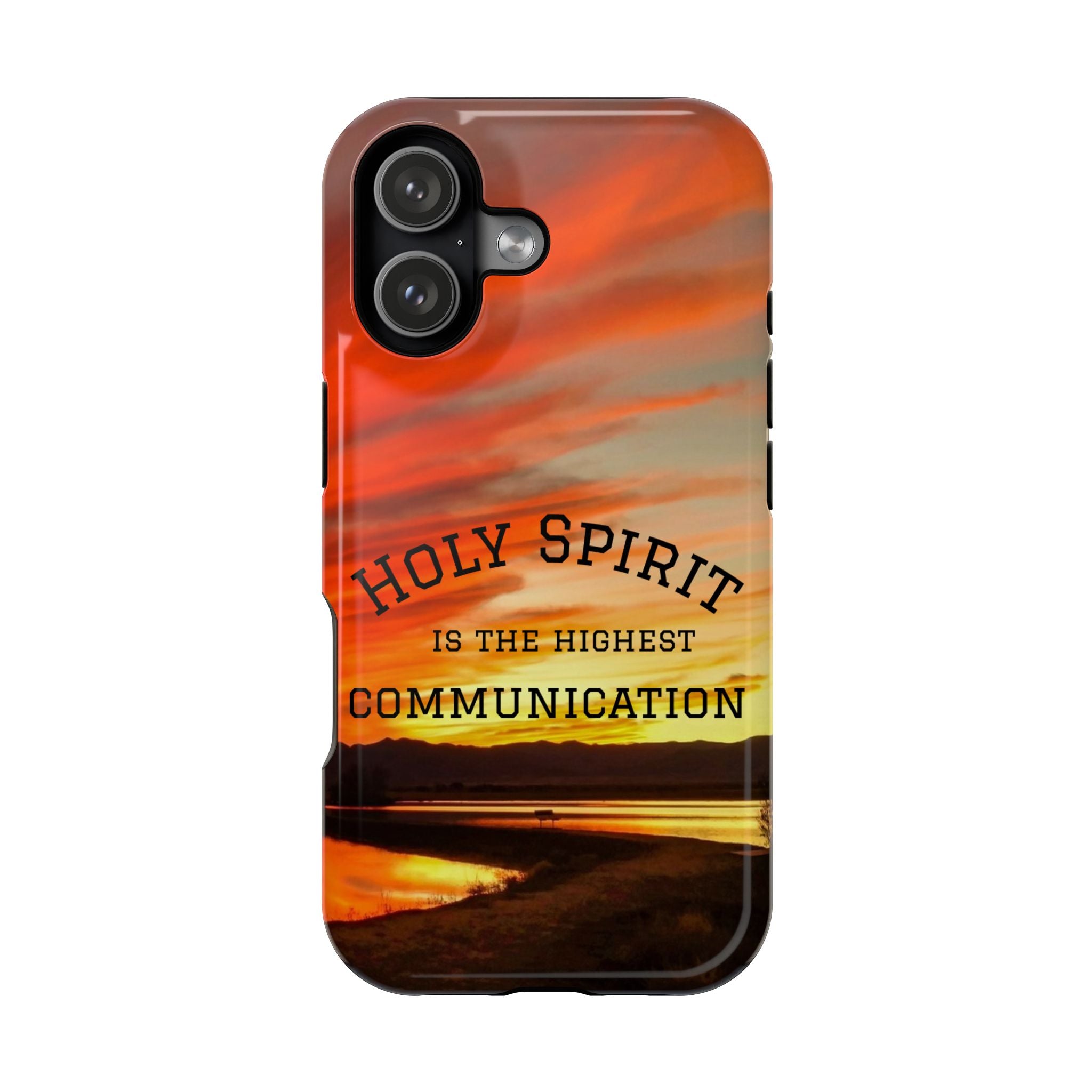 Holy Spirit Quote Magnetic Impact Phone Case — "The Holy Spirit is the highest communication"