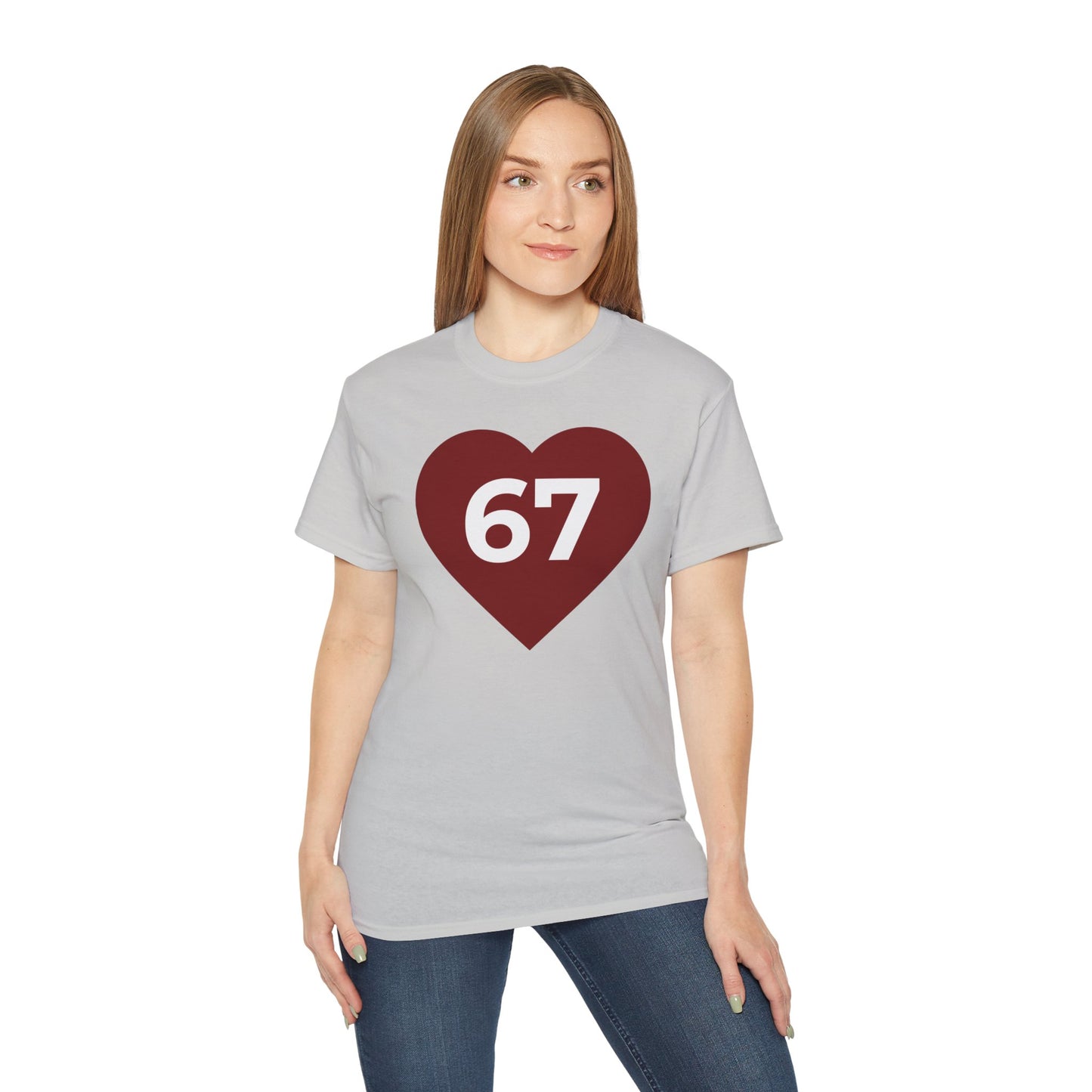 ACIM Lesson 67  —  Red Heart Graphic Tee